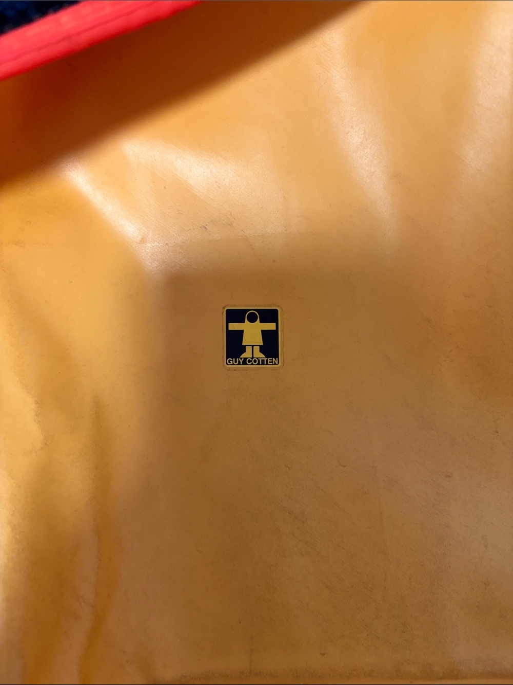 Guy Cotten Yellow & Red Waterproof Work Jacket. See measurements for size. - Picture 3 of 6